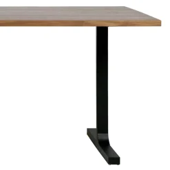T-Gestell Tisch in Nussbaum & Schwarz - Bastion