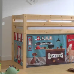 Tier Laden Hochbett für Kinder - Asmus