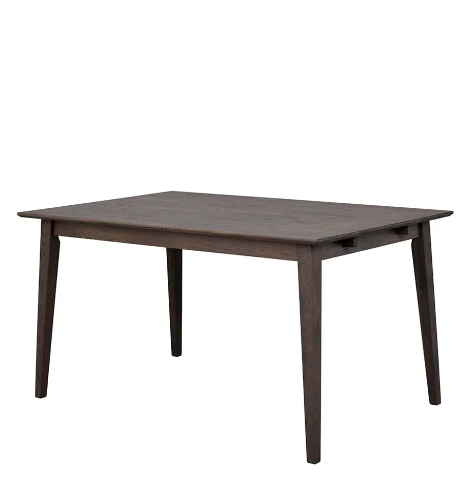 Tisch aus Eiche Massivholz in Dunkelbraun - Lomarios