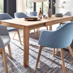 Tisch aus geölter Eiche Massivholz Grosma diverse Breiten