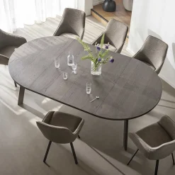 Tisch in Dunkelbraun Eiche - Clause