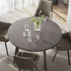 Tisch in Dunkelbraun Eiche - Clause