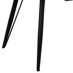 Tisch in dunkler Eiche Optik & Schwarz - Viridena