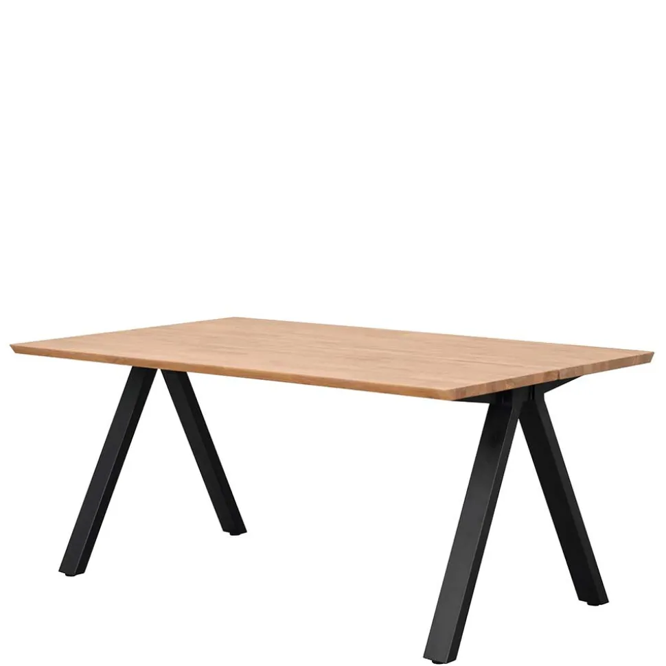 Tisch in Eiche und Schwarz - Fadrina