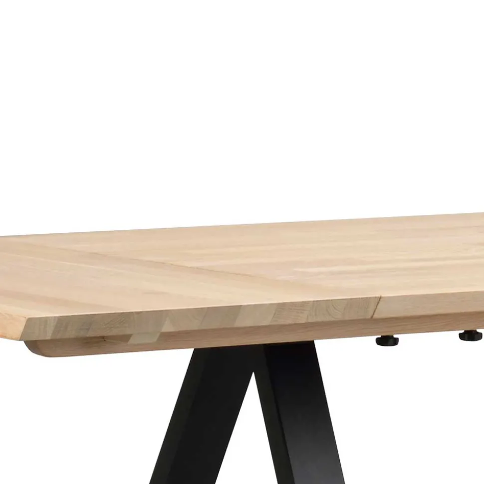 Tisch in Eiche und Schwarz - Fadrina