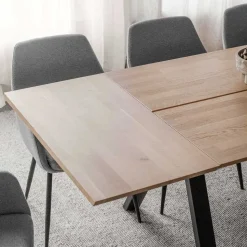 Tisch in Eiche und Schwarz - Fadrina