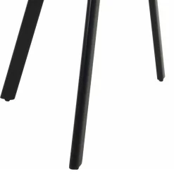 Tischgruppe in Braun mit Schwarz - Bruce (fünfteilig)