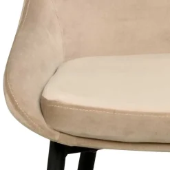 Tischgruppe in Schwarz & Beige - Orgevia (siebenteilig)