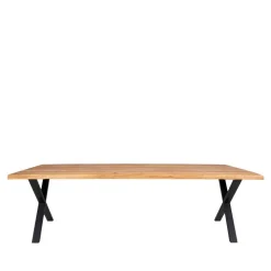 Tischgruppe mit acht Stühlen Set - Anglesio (neunteilig)