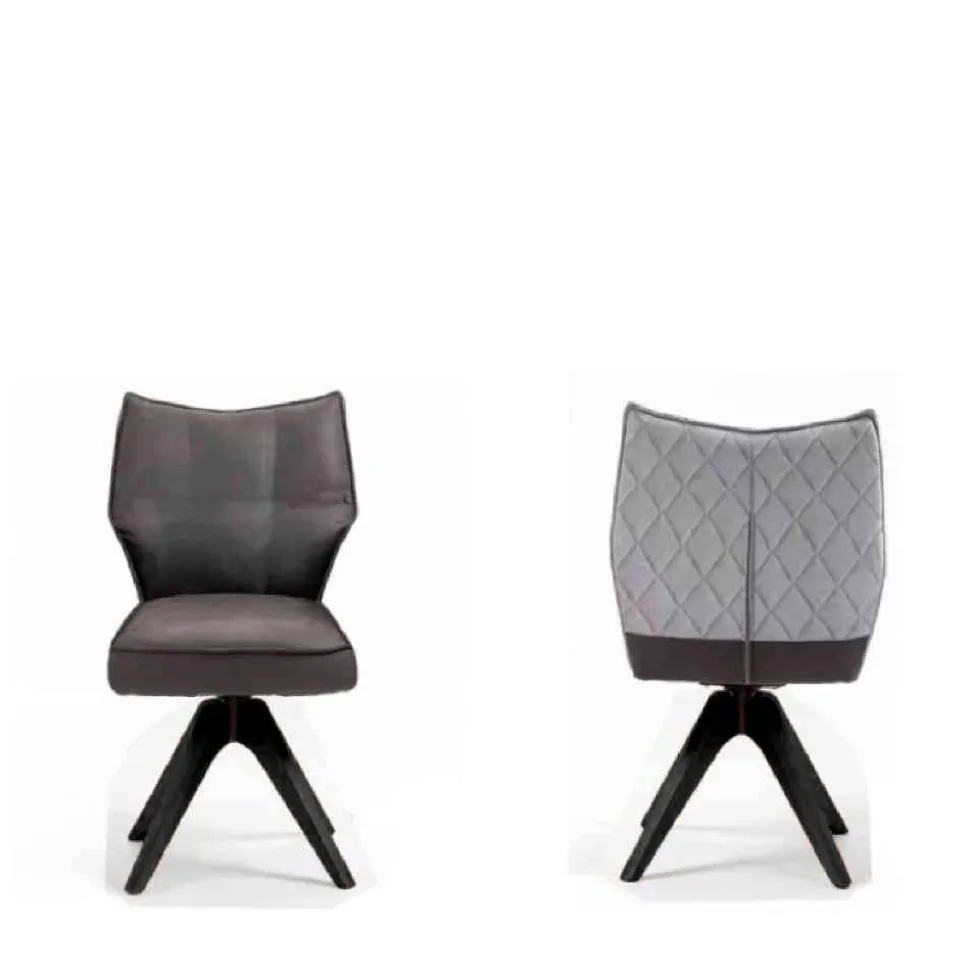 Tischgruppe mit Drehstühlen Set - Niam (siebenteilig)