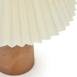 Tischlampe mit Holzfuß - Lydosca