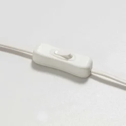 Tischleuchte aus Bambus Geflecht in Beige - Veromica