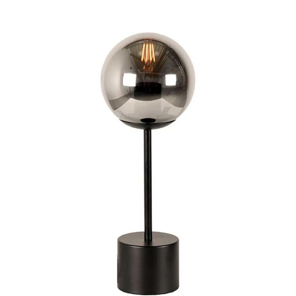 Tischleuchte mit getöntem Glas Kugelschirm - Sophia
