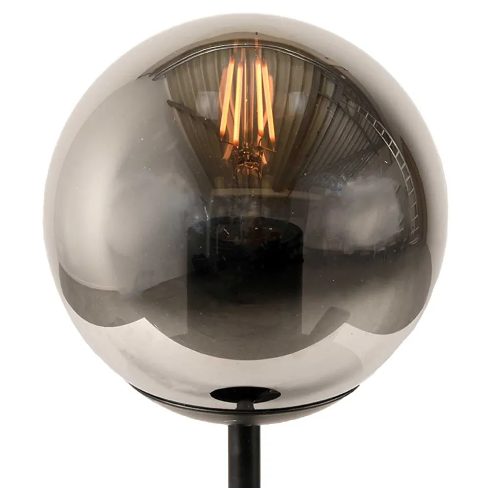 Tischleuchte mit getöntem Glas Kugelschirm - Sophia