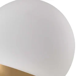 Tischleuchte mit weißem Glas Kugel - Millana