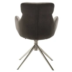 Tischsessel in Schlamm - Eliva (2er Set)