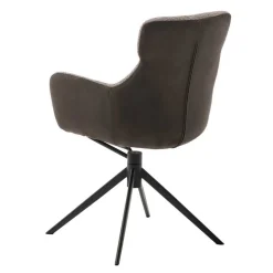 Tischsessel in Schlamm & Schwarz - Colles (2er Set)