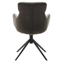 Tischsessel in Schlamm & Schwarz - Colles (2er Set)