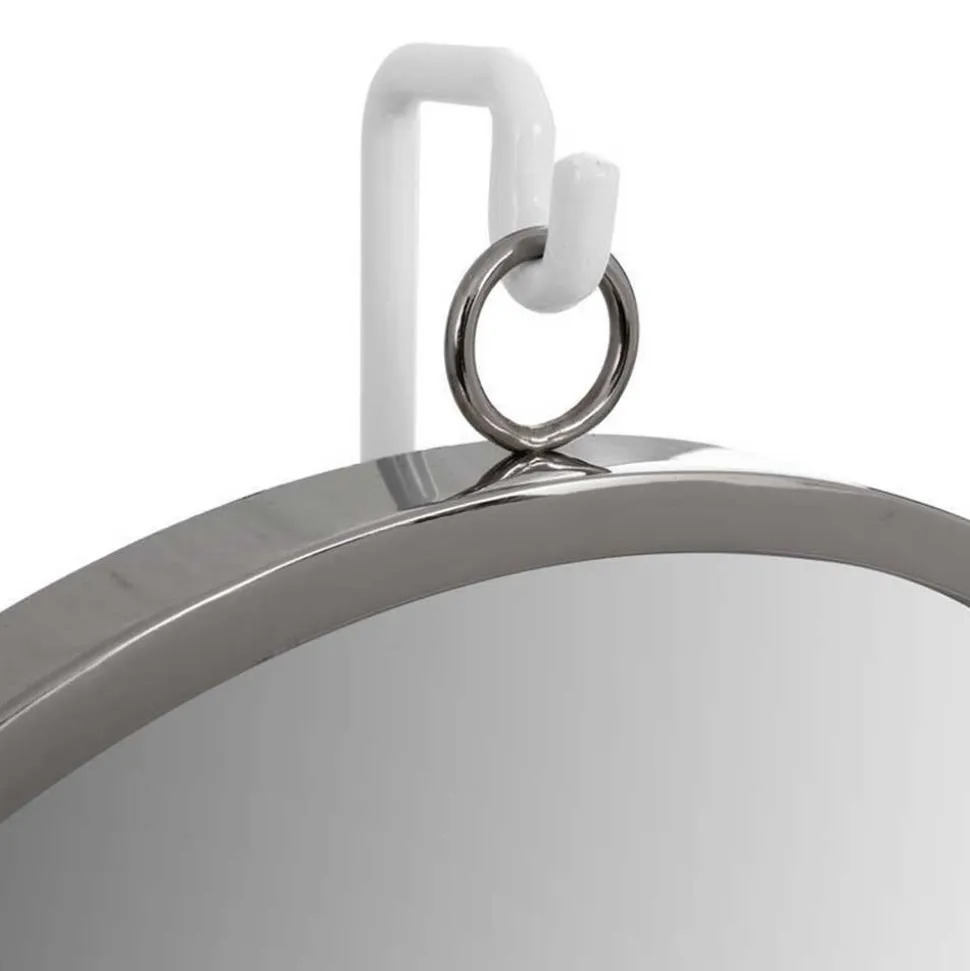 Tischspiegel in Silberfarben und Weiß - Cavan