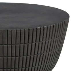 Tonfaser Beistelltisch in Dunkelbraun - Feregato