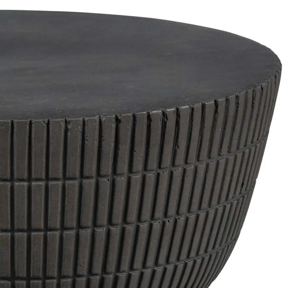 Tonfaser Beistelltisch in Dunkelbraun - Feregato