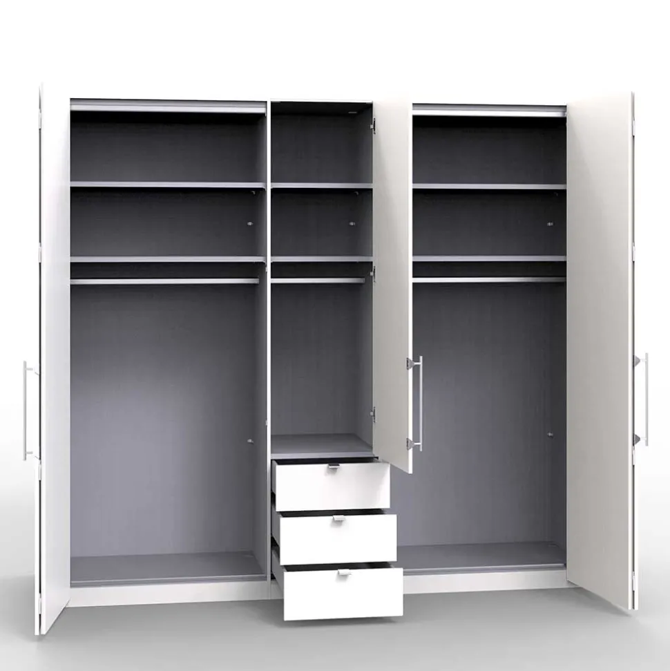 Top Schlafzimmerschrank mit 2 Falttüren & Tür - Vaclyn