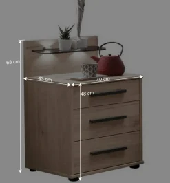 Topp Factory Bettanlage in 4 Längen - Licruva (dreiteilig)