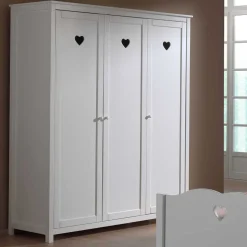 Topp Jugendzimmer Set Grandory in Weiß (dreiteilig)