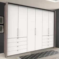 Topp Kombi-Schlafzimmerschrank mit acht Schubladen - Tivierto