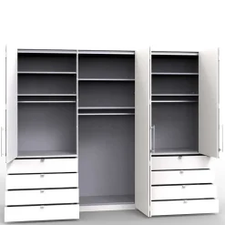 Topp Kombi-Schlafzimmerschrank mit acht Schubladen - Tivierto