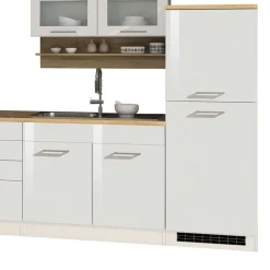 Topp Leerblock Küche in Weiß - Cuneo I (zehnteilig)