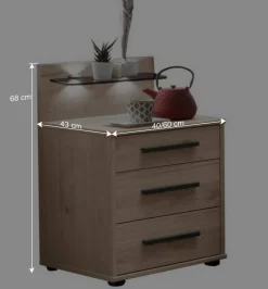 Topp Nachtkommode mit LED - Licruva I