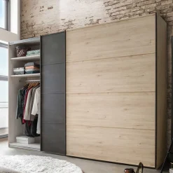 Topp Schlafzimmerschrank mit zwei Schwebetüren - Licruva