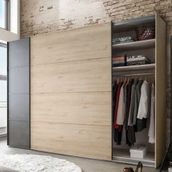 Topp Schlafzimmerschrank mit zwei Schwebetüren - Licruva