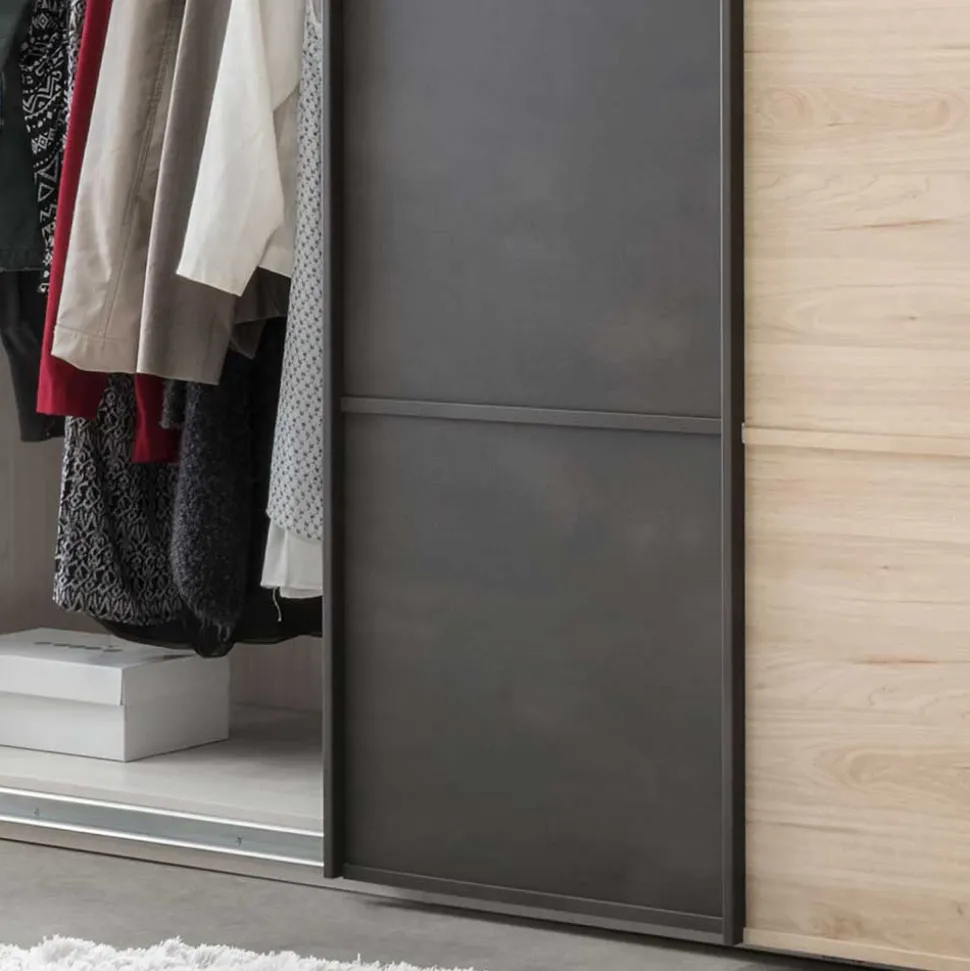 Topp Schlafzimmerschrank mit zwei Schwebetüren - Licruva