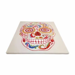 Totenkopf Wandbild - Boho - dia de los muertos - Forjan