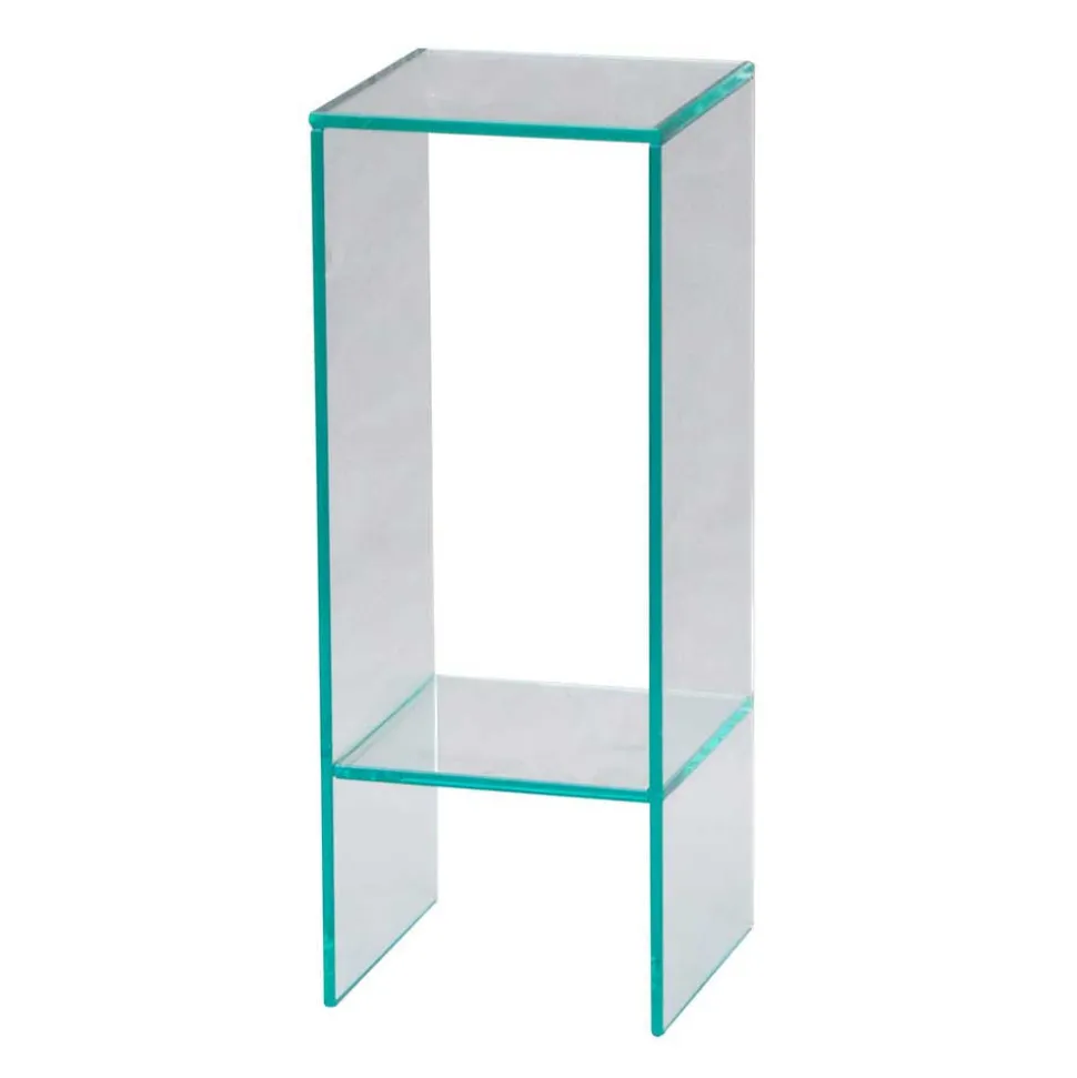 Transparente Blumensäulen aus Glas - Josie (dreiteilig)