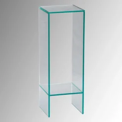 Transparente Blumensäulen aus Glas - Josie (dreiteilig)
