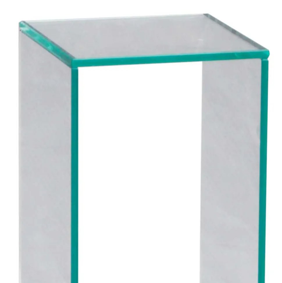 Transparente Blumensäulen aus Glas - Josie (dreiteilig)