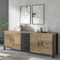 4-türige Anrichte mit drei Schubladen - Simeona