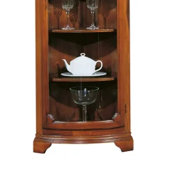 1-türige Eckvitrine im Italienischen Wohnstil - Yawira