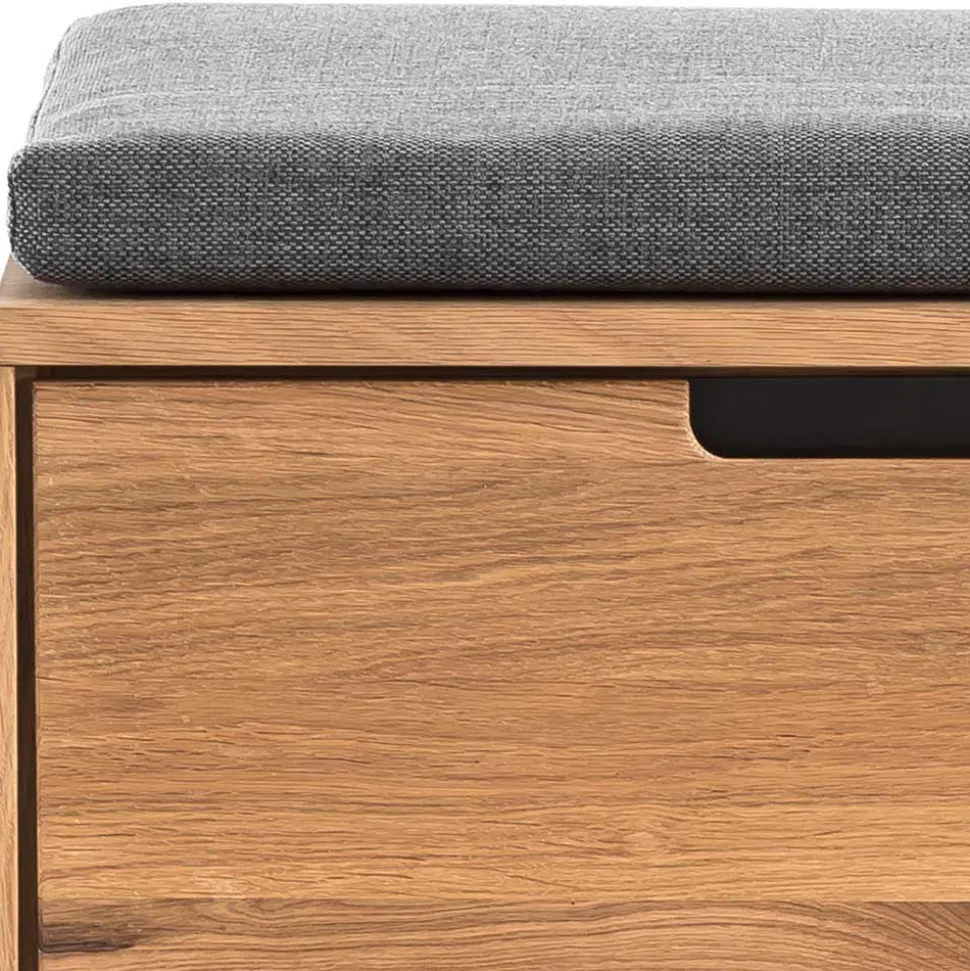 2-türige Garderobenbank in Eiche - Sennya