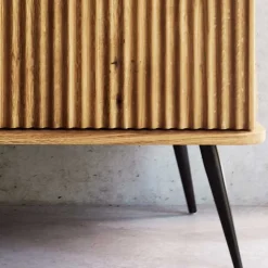 3-türige Holzkommode aus Wildeiche massiv - Casarius