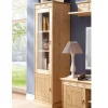 1-türige Kiefernholz-Vitrine im Landhausstil - Goro
