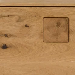 2-türige Kommode aus Massivholz Wildeiche - Millena