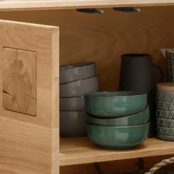 2-türige Kommode aus Massivholz Wildeiche - Millena