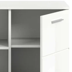 2-türige Kommode mit drei offenen Fächern - Rugova