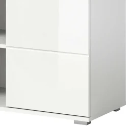 2-türige Kommode mit drei offenen Fächern - Rugova