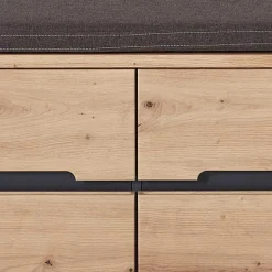 2-türige Schuh Flurbank mit Polster - Kuetra