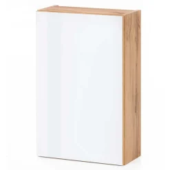 1-türiger Bad Oberschrank mit Glasbeschichtung - Vrendina